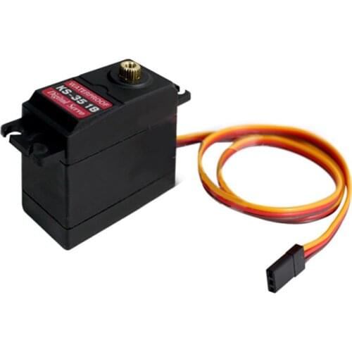 KS-3518 Waterproof High Torque Full Metal Gear RC Servos Motor Airplane Helicopter Boat Car Digital Servo 15Kg Torque Angle Of