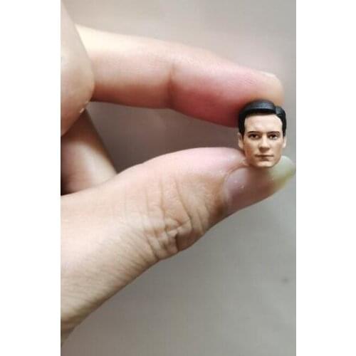 Painted 1/18 Scale Spider People Tobey Maguire Head Sculpt Fit 3.75" Figure