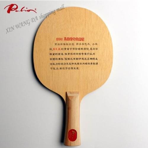 Original Palio KC1 ( KC 1, KC-1) pure wood table tennis blade for new learner Children table tennis rackets racquet sports pingp