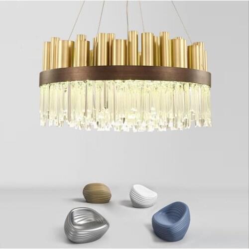 Postmodern minimalist crystal chandelier personality creative neoclassical atmospheric art restaurant bedroom model room living