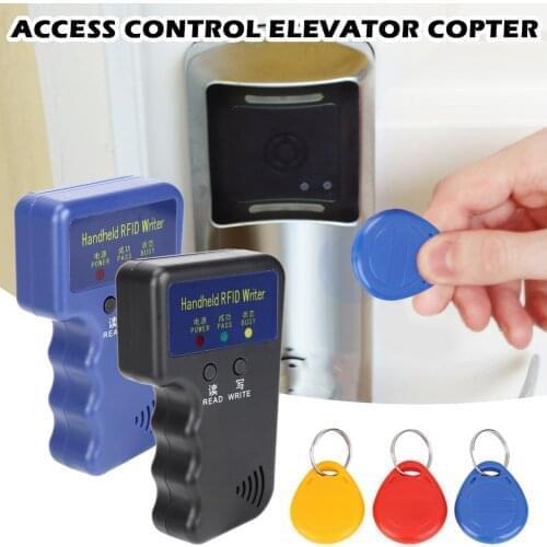 125khz Rfid Copier Duplicator Key Fobs Cards Writer Reader Easy Operation with 2 Buttons Support 75577 Em4305 Cet5200 Shipping