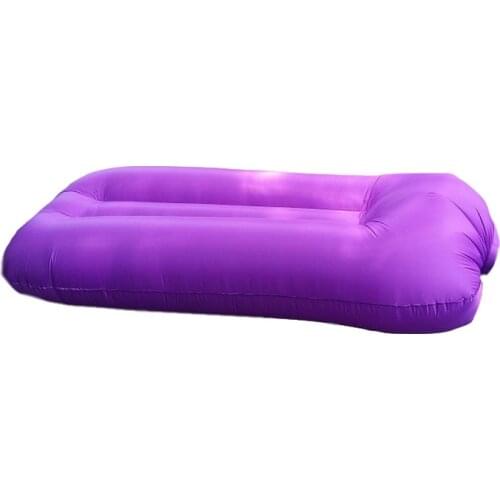 Outdoor Self-inflated Lounger Sofa Bed camp air Cushion Mattress sleeping bag Inflatable cushion Camp beanbag Picnic Beach couch