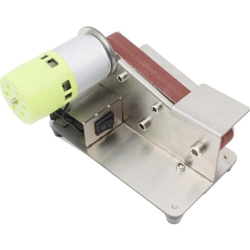 GTBL 15 Degree Sander Belt Machine 150W Electric Belt Sander Polishing Grinder Sander Grinding Tool Cutter Edges Sharpener