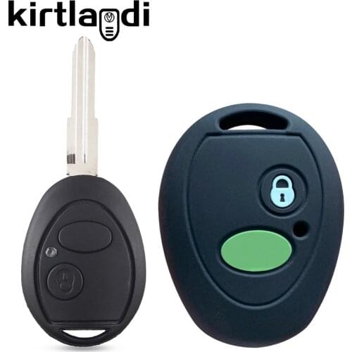 Silicone Car Key Cover Shell Case for Land Rover Discovery Sport LR3 Old Model Remote Holder Keychain Accessories Skin 1999-2004