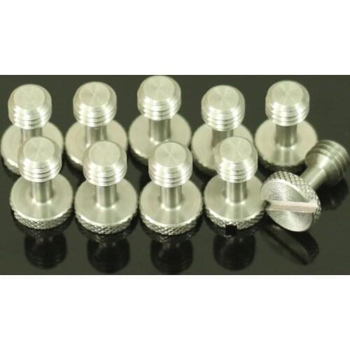 10x Steel long 3/8"-16 camera screw for tripod and Quick Release plate camera (pack of Ten)