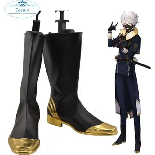Touken The Sword Dance Ranbu Nakigitsune Cosplay costume Boots Shoes custom-made