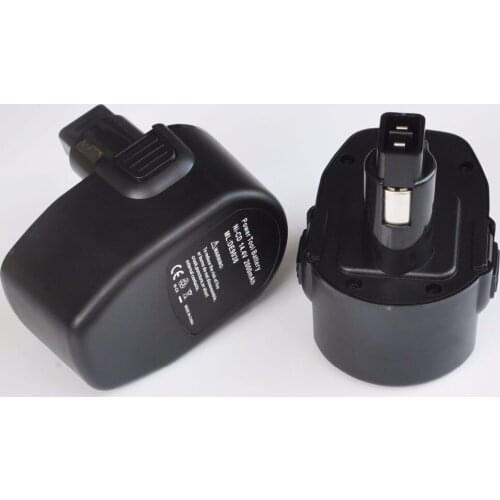 2PCS 2000mah 14.4V Ni-Cd Rechargeable Battery cell pack for Black Decker cordless Electric drill screwdriver A9262 A9267 A927