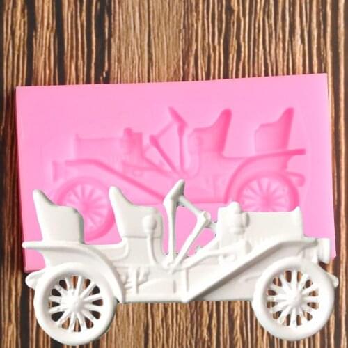 3D Carriage Silicone Mold Wedding Cake Decorating Tools Fondant Chocolate Candy Gumpaste Mould Cupcake Cookie Decoration Tool