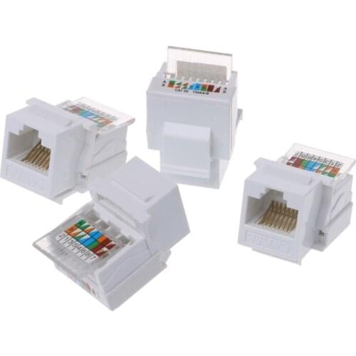 4 Port RJ45 Network Wall Plate 86 Mm Standard Wall Plate, Adapters for Network Tools