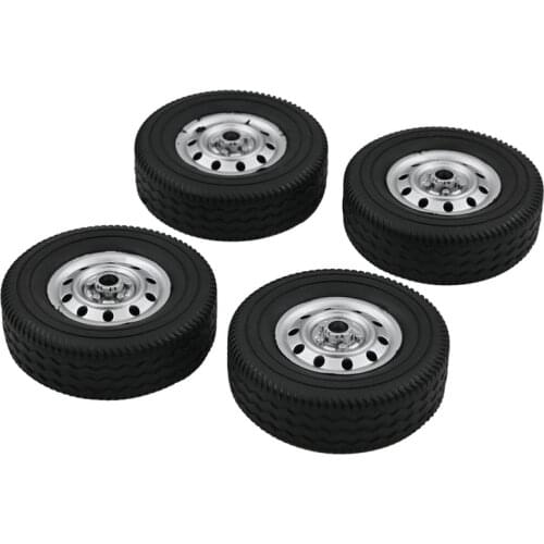 4PCS Upgraded Wheel for WPL D12 RC Car 1/10 4WD RC Vehicle Models Parts