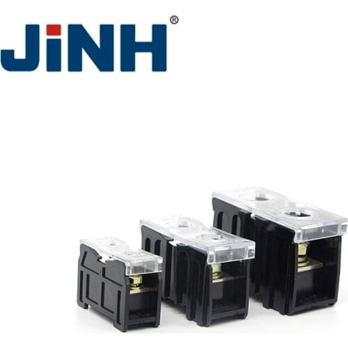 8PCS Transparent Electrical Terminal Block Din-Rail Terminal Blocks Mount Terminal Block