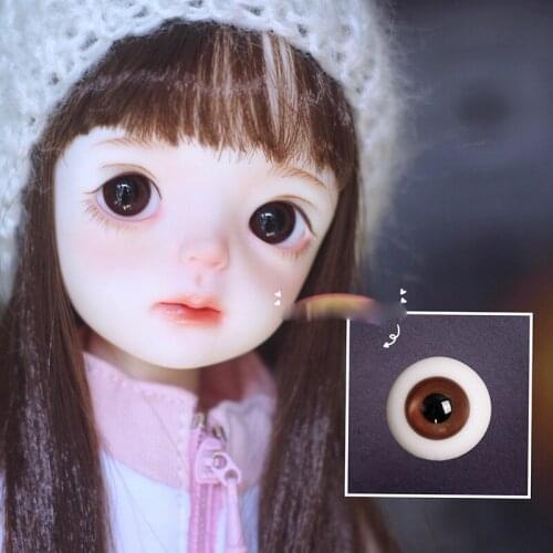 Adolly Eyes For Toys DIY Handmade 1/3 1/4 1/6 BJD Doll Accessories Vitreous Eyeball A Pair Cartoon Acrylic Eye For Dolls
