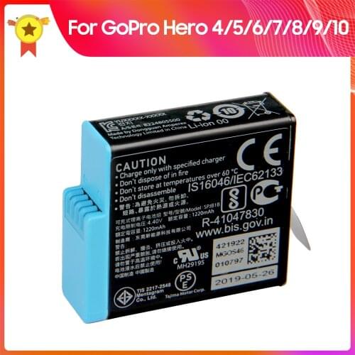 Original Battery AHDBT-401 Replacement Battery For GoPro Hero4 +tools 1160mAh CE Genuine