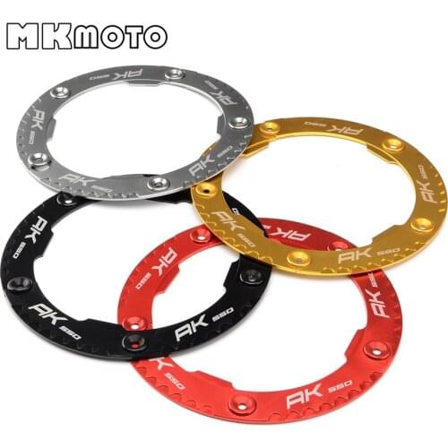 Motorcycle Aluminum Transmission Belt Pulley Protective Cover Gold For KYMCO AK550 AK 550 2017-2018