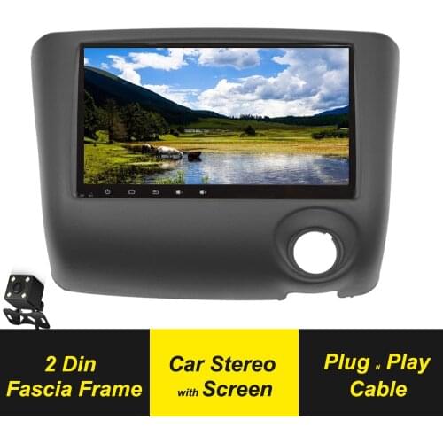 2DIN Car Multimedia Radio Android Player GPS Navi For Toyota Yaris For Echo Vitz 1999 2000 2005 DVD Stereo Panel Dash Kit Fascia