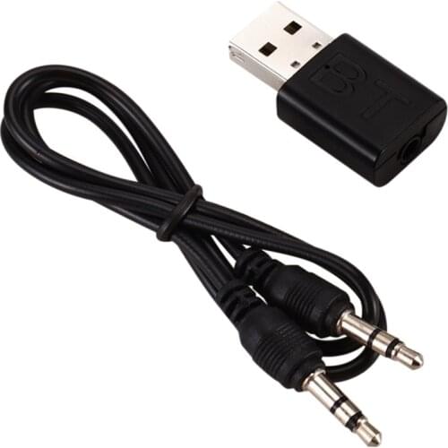 Bluetooth Transmitter 3.5mm Audio Adapter for Pc/Home/Headphone/Tv/Car USB Power Supply Plug and Play