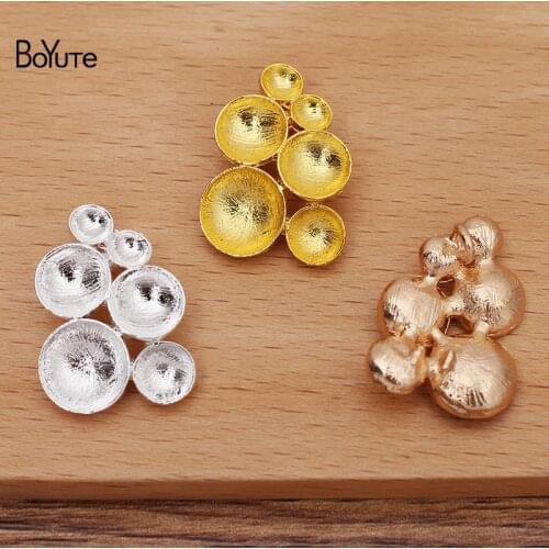 BoYuTe (20 Pieces/Lot) 18*27MM Metal Alloy Pendant Base Materials Factory Supply Handmade DIY Jewelry Accessories