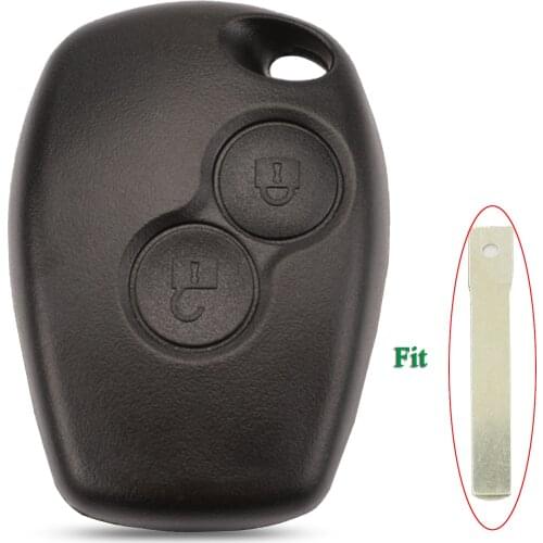 Bilchave 2 Buttons Remote Key Shell Case For Renault Megane Modus Espace Laguna Duster Logan DACIA Sandero Fluence Clio Kangoo