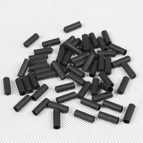 Black 57 Pcs Mountain Bike Plastic Pipe Cap Iamok Bicycle Shifting Cable Tube Caps 4mm Waterproof