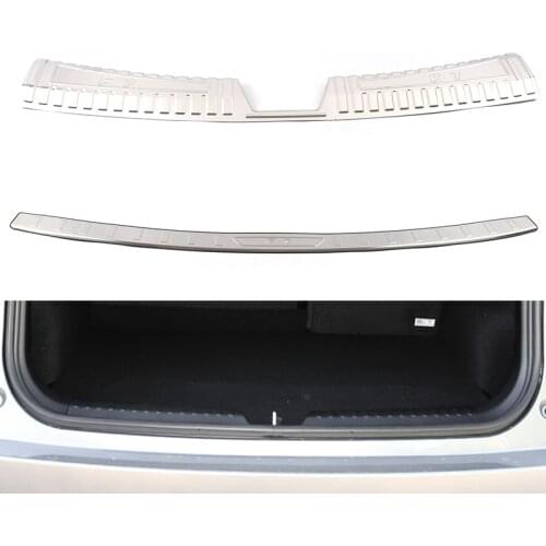 Chrome For Haval F7 F7X 2019 2020 Stainless Steel Rear Guard Bumper Protector Cover Frame Trim Sticker Car Styling
