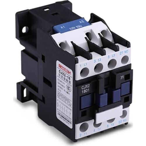 LC1D AC Contactor CJX2-1801 18A NC 3-Phase DIN Rail Mount Electric Power Contactor 24V 36V 110V 220V 380V