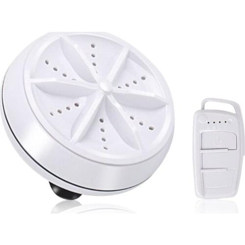 Mini Ultrasonic Washing Machine Portable Turbo Personal Rotating Washer Convenient Travel Home Business Travel USB