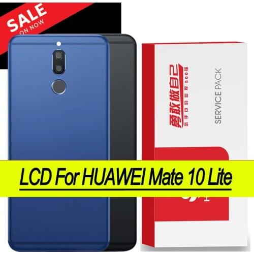 Original Back Housing Replacement for HUAWEI MATE 10 LITE Back Cover Battery with Camera Lens adhesive Sticker