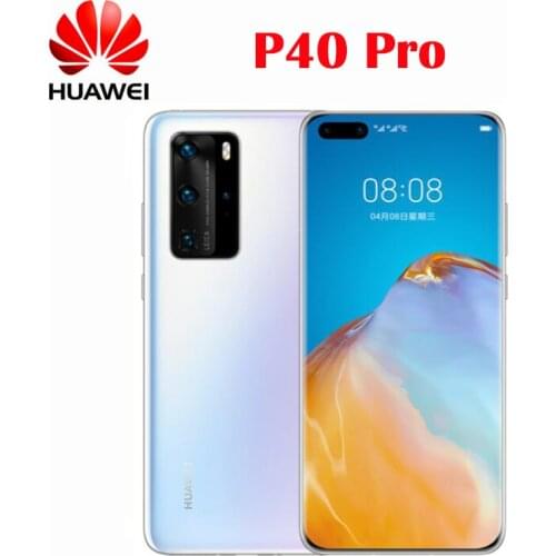 Original Official Huawei P40 Pro Cell Phone Kirin 990 5G Octa Core 6.58'' 2640 x 1200P 90Hz OLED Screen OTG NFC Wireless Charge