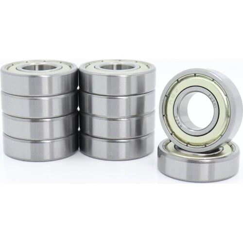 R8ZZ Bearing 12.7x28.575x7.938mm ABEC-1 ( 10 PCS ) Inch Miniature R8 ZZ Ball Bearings