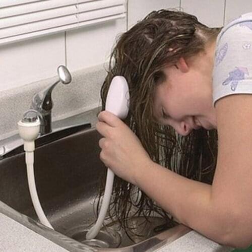 Pet Shower Sprayer Slip On Hose Portable Shower Head Dog Sprayer for Tub Faucet Home Accessories