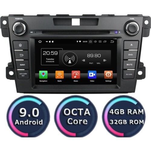 Roadlover Android 9.0 Car DVD Player Autoradio For Mazda CX-7 2012-2013 Stereo GPS Navigation Magnitol 2 Din HD Screen Octa Core