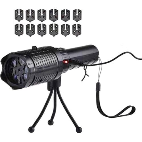 Christmas Projection Lamp Flashlight Christmas Projection Lamp 12 Pattern Projection Lamp Halloween Projection Lamp