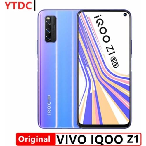 Original Vivo iQOO Z1 5G 8GB 128GB MediaTek 1000 Plus Mobile Phone Celular 4500mAh 44W Charging 144Hz Refresh Rate Cell phone