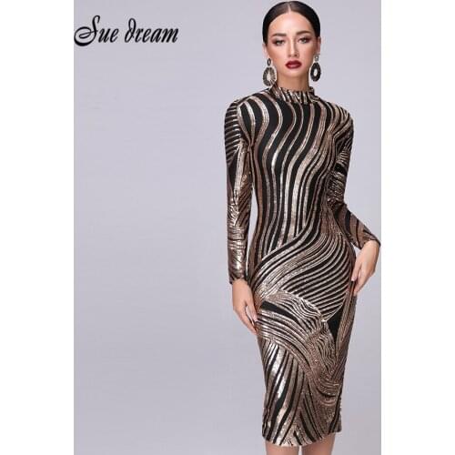 SUE DREAM Long Sleeve Summer Dresses