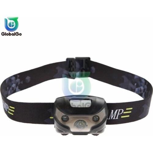 LED Headlamp USB Rechargeable Sensor Outdoor Camping Head Lamp Sport Running Fishing Headlight Flashlight Torch Waterproof
