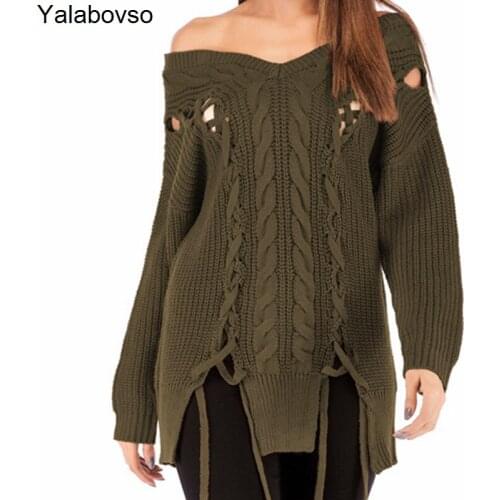 Женские вязаные пуловеры Yalabovso China At AliExpress
