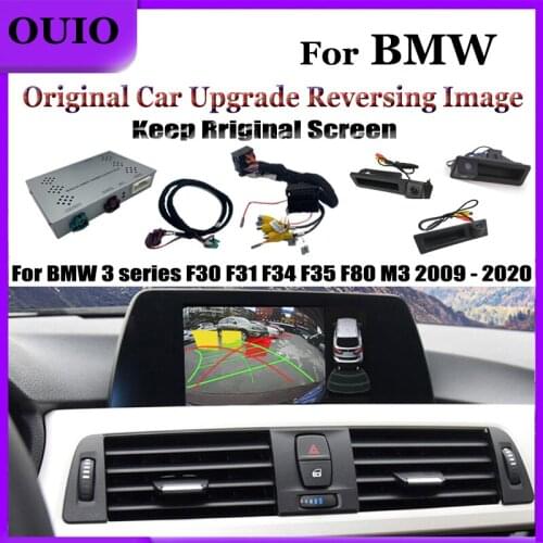 Reversing camera Decoder|For BMW 3 serie F30 F31 F34 F35 F80 M3 CIC NBT EVO interface Original screen upgrad Rear Camera adapter