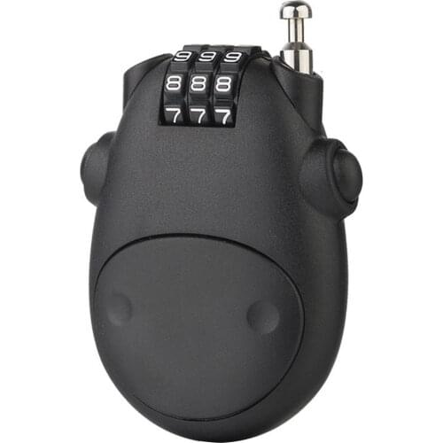 Motorcycle Helmet Password Lock Telescopic Wire Rope Steel Cable Code Lock Anti-theft Safety Lock Bicycle Suitcase Luggage Lock