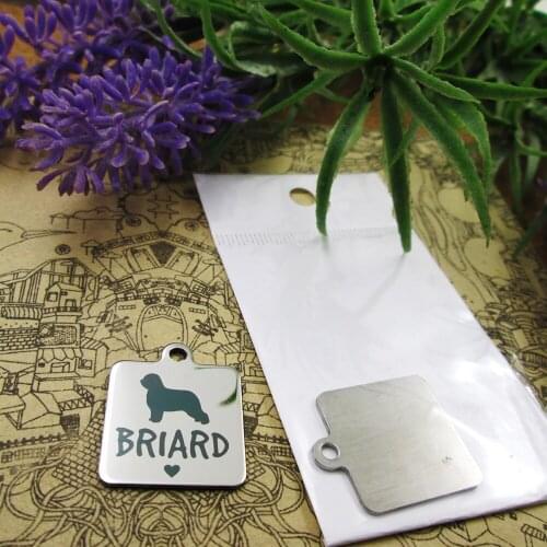 20pcs--"Briard"dog lover stainless steel charms more style for choosing DIY Charms pendants for necklace