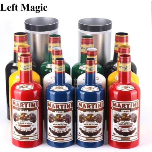 12 bottles,pured liquid ) Multiplying Bottles/Moving, Increasing and Coloring tora Bottles Magic Tricks Stage Illusion