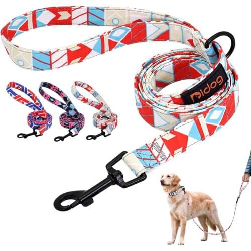 150cm Nylon Pet Dog Leash Fashion Printed Dogs Lead Leashes Soft Puppy Dog Leash for Small Medium Large Dogs Pet Walking Rope