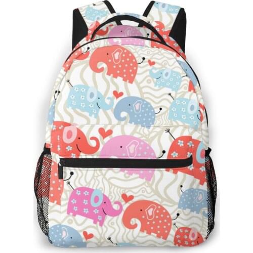 2021 OLN Travel Backpacks Texture Of The Elephants In Peas Girl Backpack For Women Large Capacity School Bag For Teenage