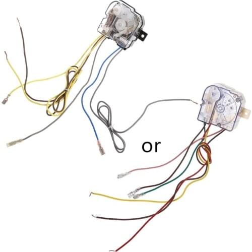 6-Wire Washing Machine Timer 90 Degree Central Hole Distance 68mm Switch Shaft