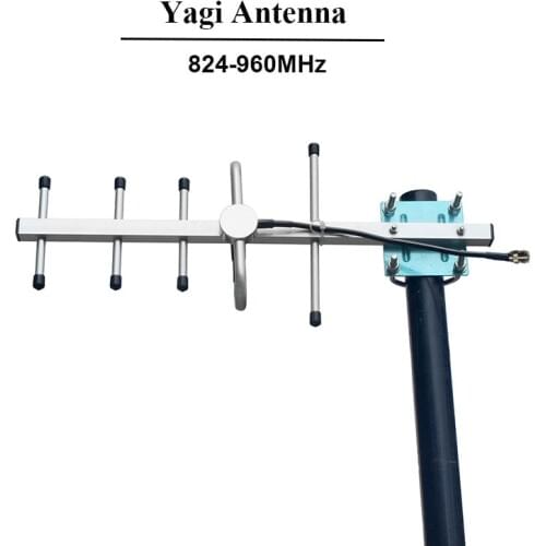 HOT 8dbi GSM Yagi Antenna 850mhz 900mhz 2G Antenna 3G 850 Antenna 824-960mhz for Cell Phone Booster Repeater Outdoor Use