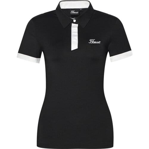 Quick-drying Golf Wear Polyester Womens Outdoor Sports Long Sleeve Clothes Slim Sweat Absorbing 4 Colors