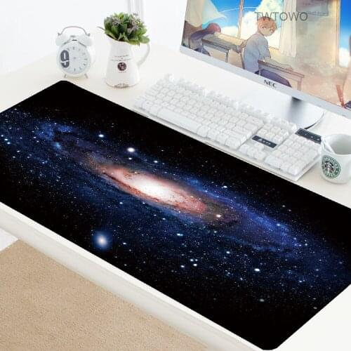 Starry Night Computer Gaming Mouse Mat Gaming Mousepad For PC Laptop Mouse Mat Durable Rubber Mouse Desk Protector Outer Space