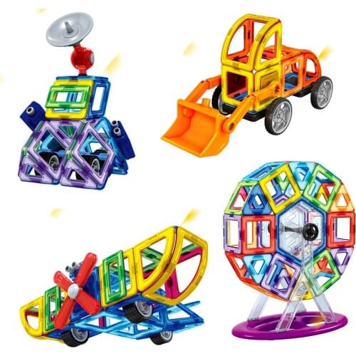 Modeling Accessories of Magnetic Blocks Toys Mutiple Model Style Magnet Building Blocks Construction Set Educational Toys
