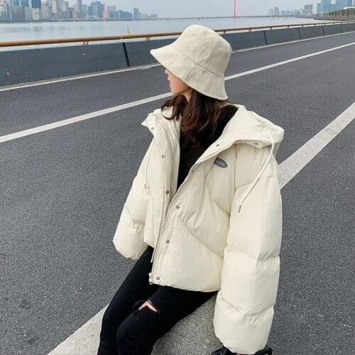 Winter Jackets Woman Thicken Hooded Coats Famale Short Korean Style Parkas Ladies Casual Clothing Casaco Feminino Inverno SQQ152