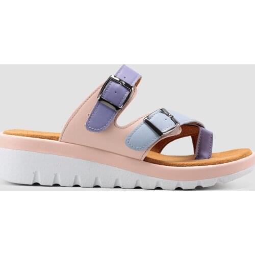 Limoya Women Lilac White Comfort Slippers 'Turkish' Quality 2021 Fashion Design Season Comfort Fast Shipping