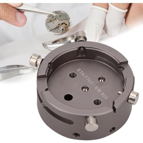 Pro Multi-function 7750-53 Watch Wristwatch Movement Holder remove fix watch movement Watch Part Repair Tool for Watchmaker